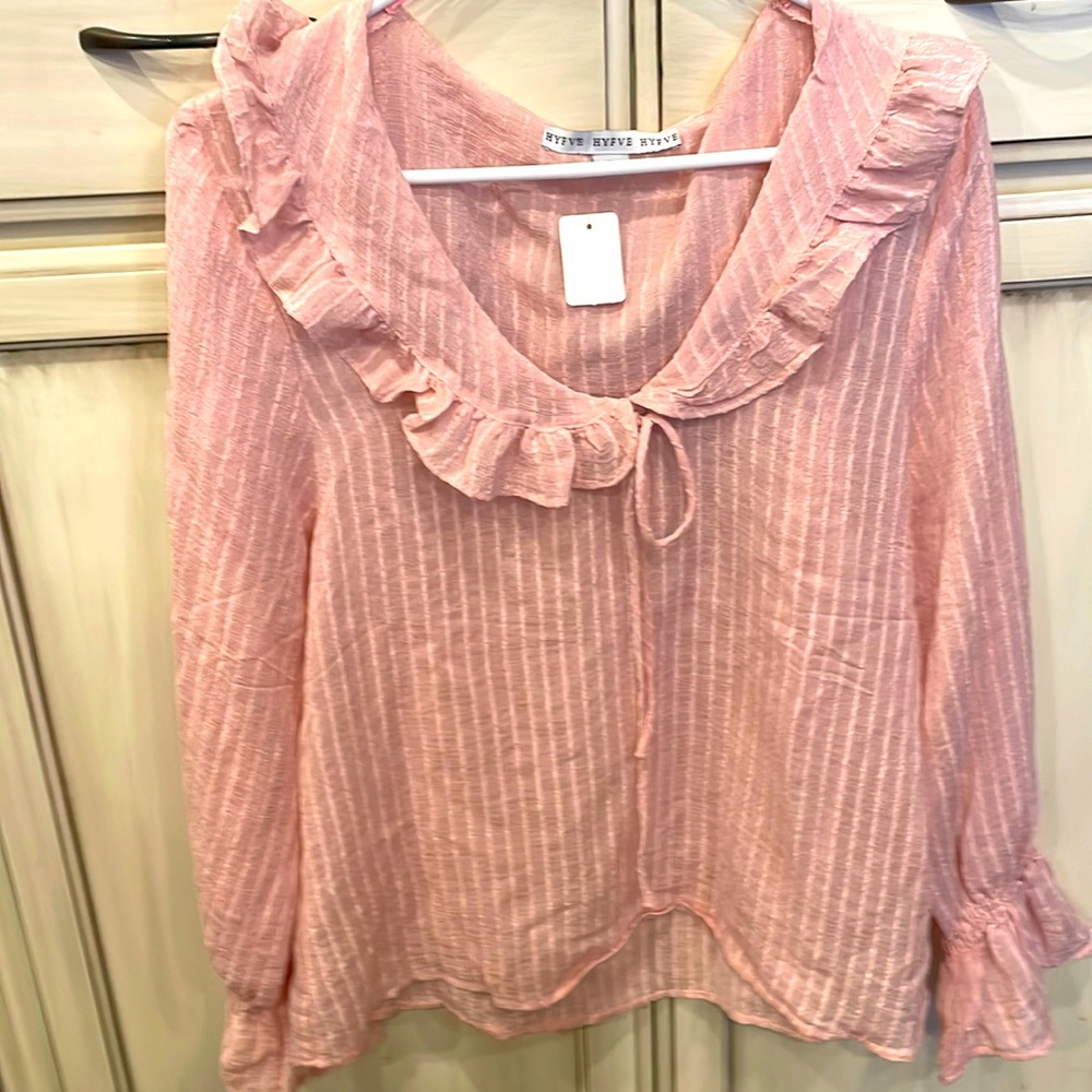 HYFVE Large Dusty Pink Top.  New with Tags